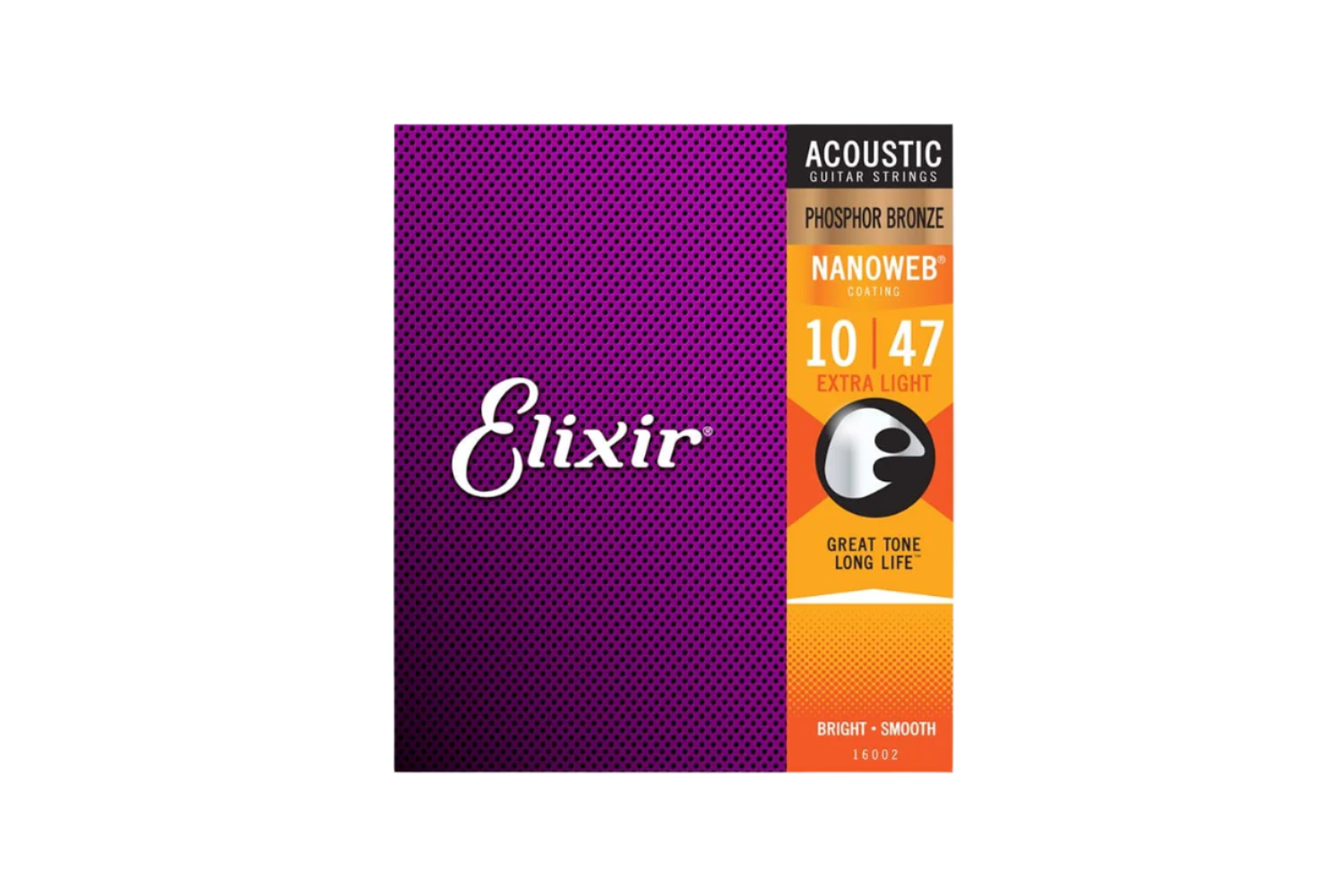 Elixir 16002 Nanoweb Phosphor Bronze Extra light set 010-047