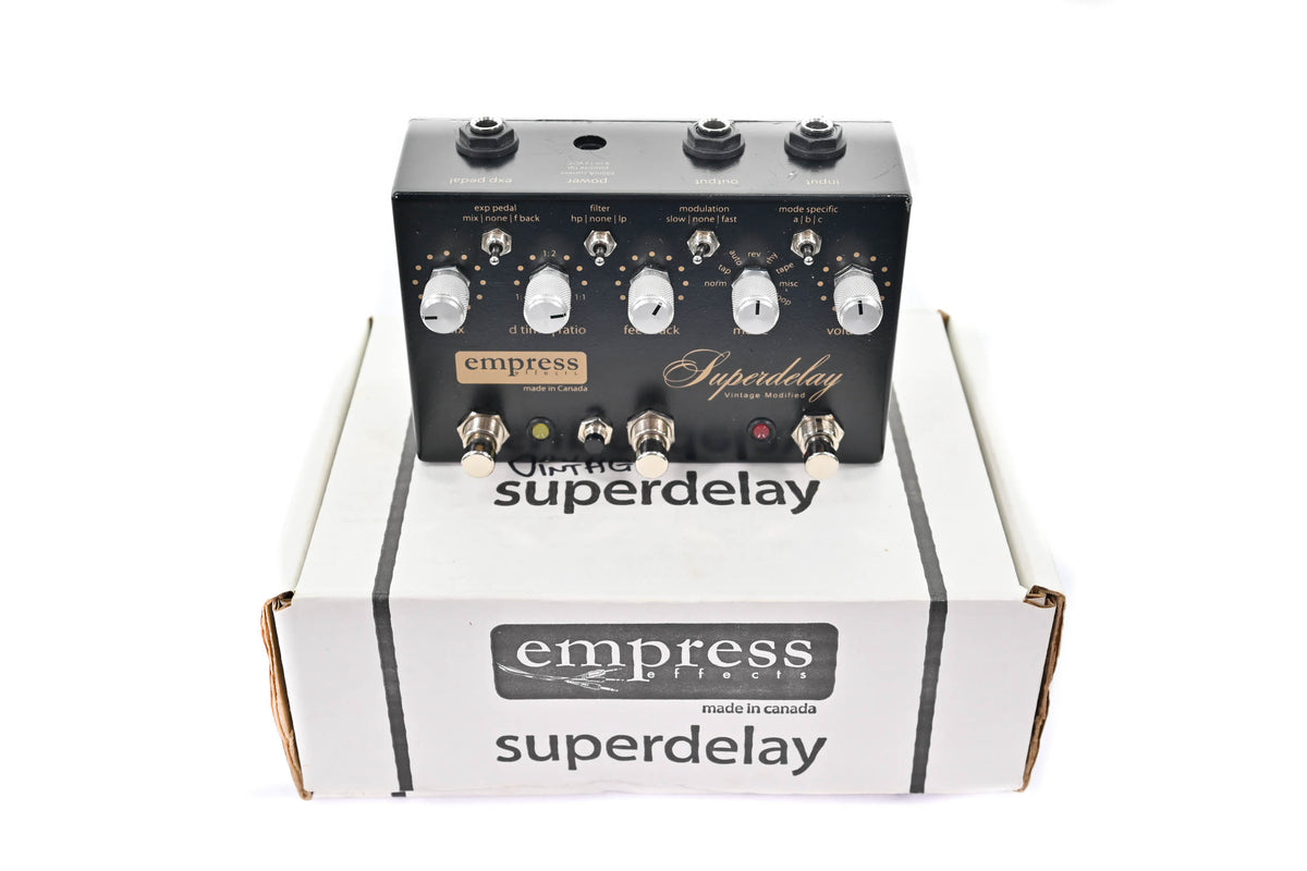 Empress Effects Vintage Modified Superdelay Pedal Occasion