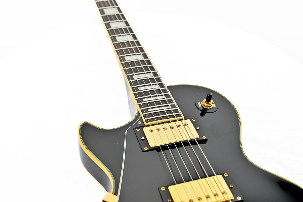 Epiphone Les Paul Custom Pro black Linkshandig Occasion