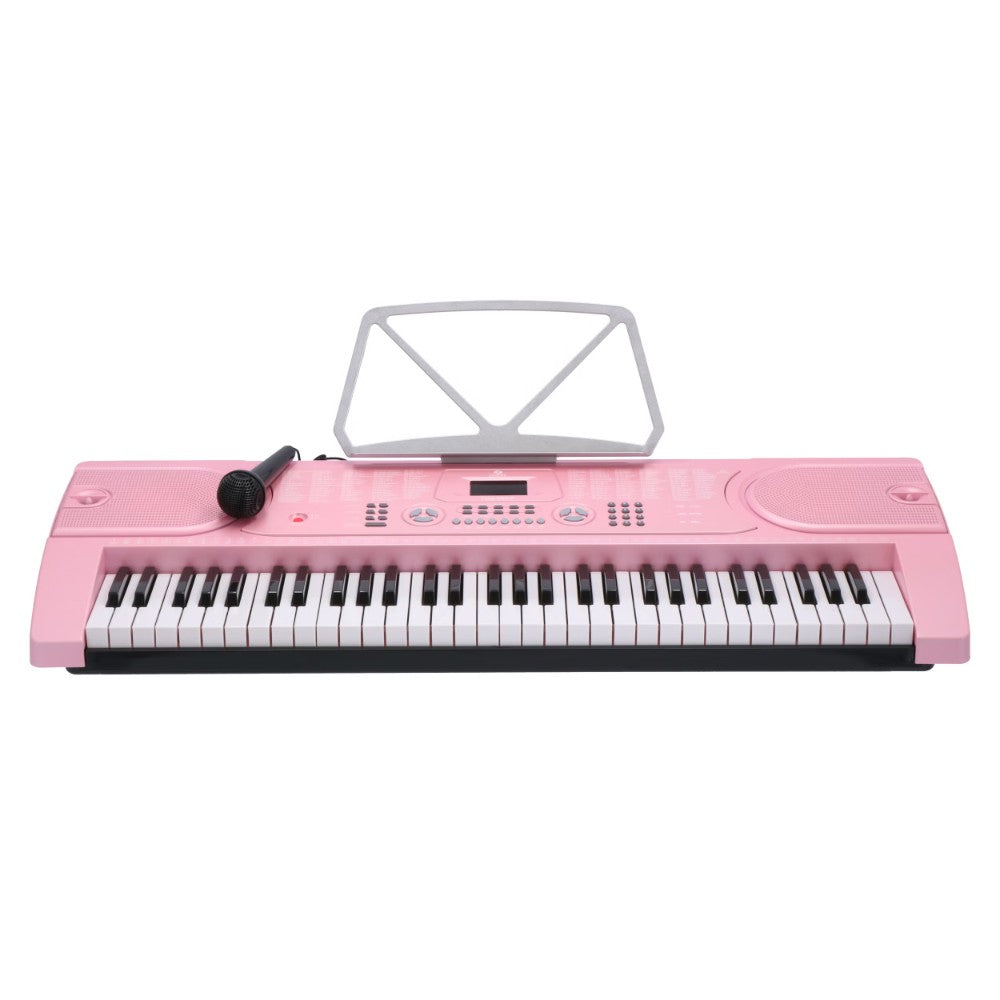 Fazley FKB-050 roze keyboard schuin vooraanzicht