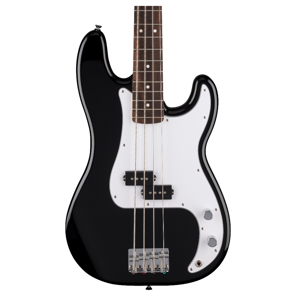 Fender Standard Precision Bass Black body en Laurel toets