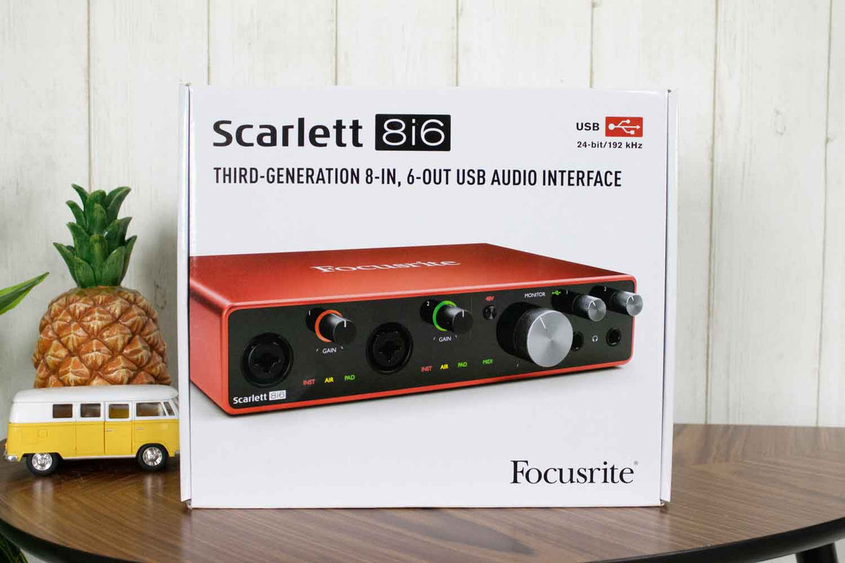 Focusrite Scarlett 3 8i6 USB Audio Interface (5364315750564)
