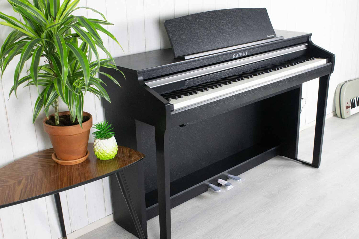 Kawai CA48 Satin Black digitale piano (5407633473700)