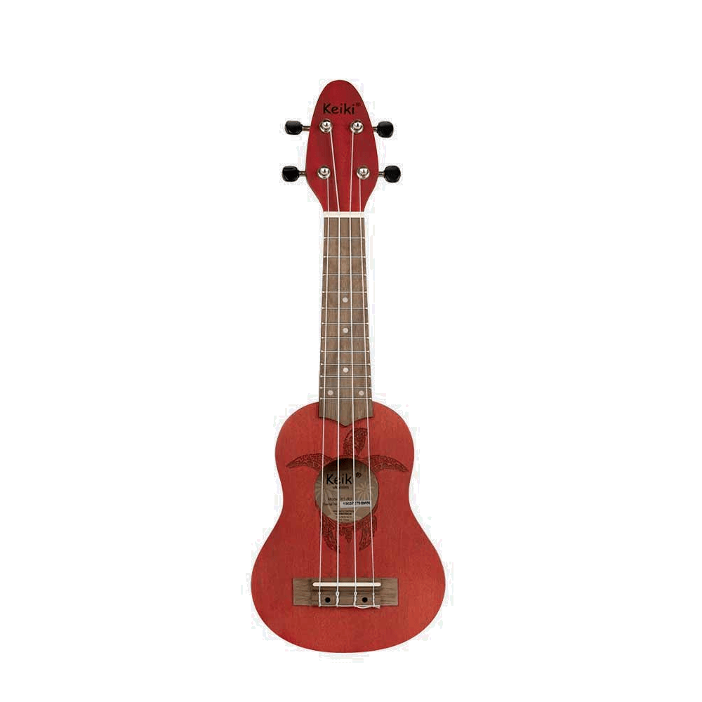 Ortega Keiki ukelele Rood (Fire Red)