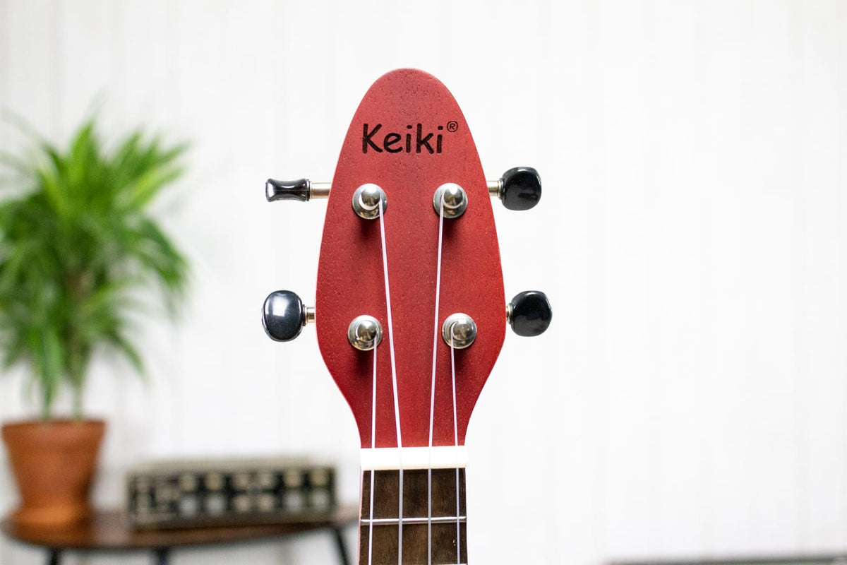 Ortega Keiki ukelele Rood (Fire Red) (5374213947556)