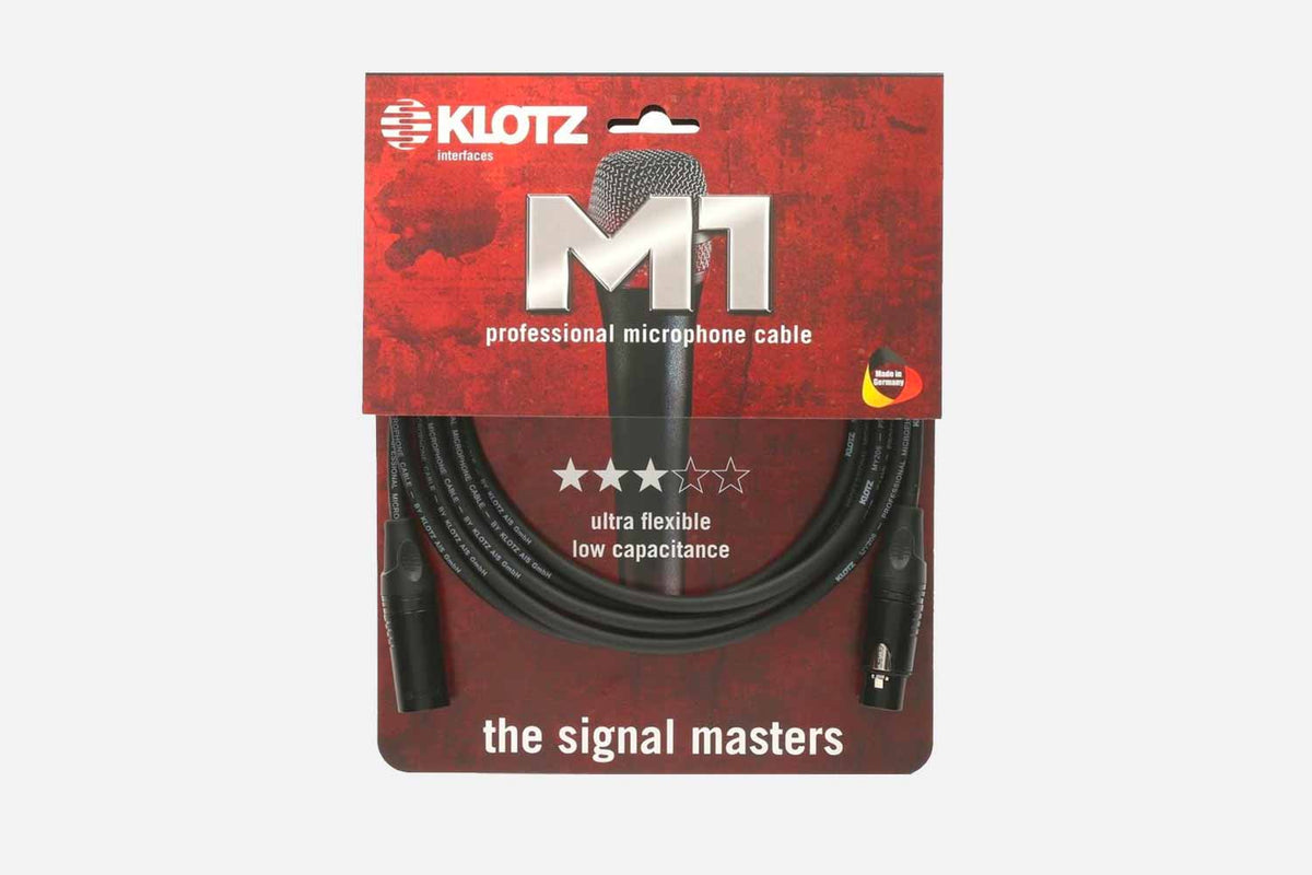 Klotz Zwart Microfoon XLR-M to XLR-F 5M (5351085539492)