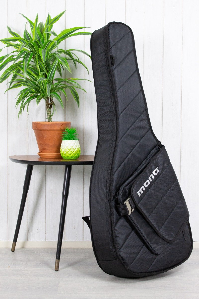 Mono M80 Guitar Sleeve Jet Black Gigbag voor Akoestische Gitaar (5321903898788)