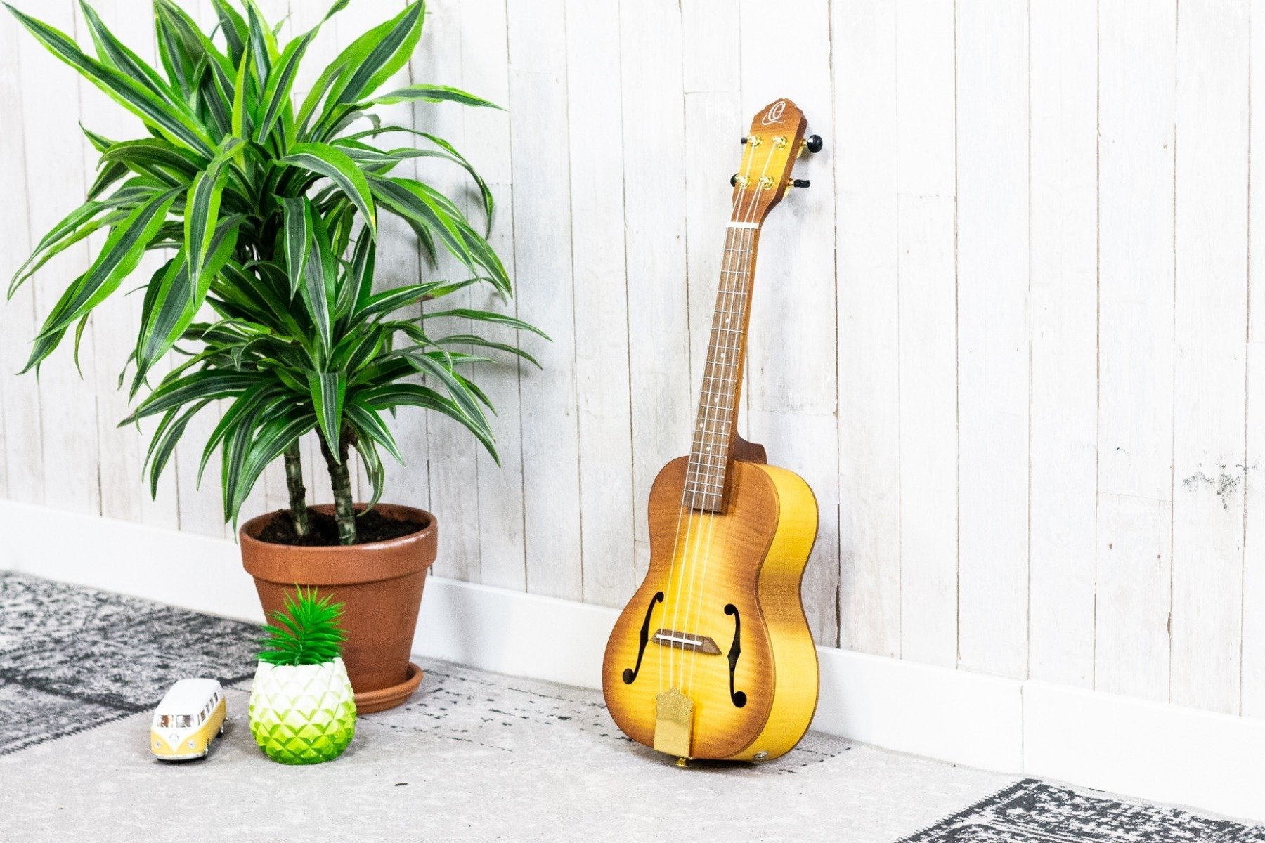 Ortega RUSL-HSB Ukulele Saloon Series Semi Akoestisch (5375849070756)