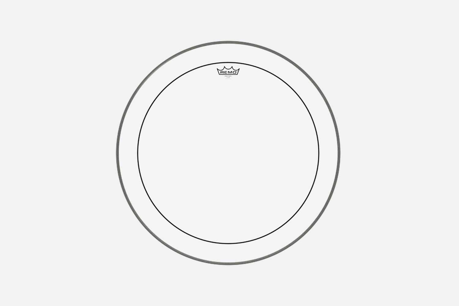 Remo Pinstripe Clear voor Bassdrum (5463499473060)