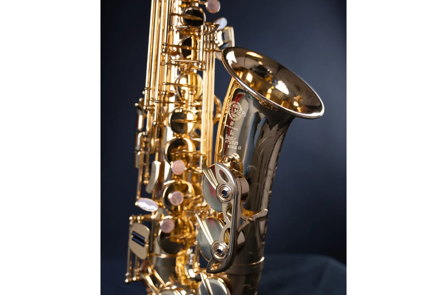 Selmer SA80II Altsaxofoon Gelakt met gravure