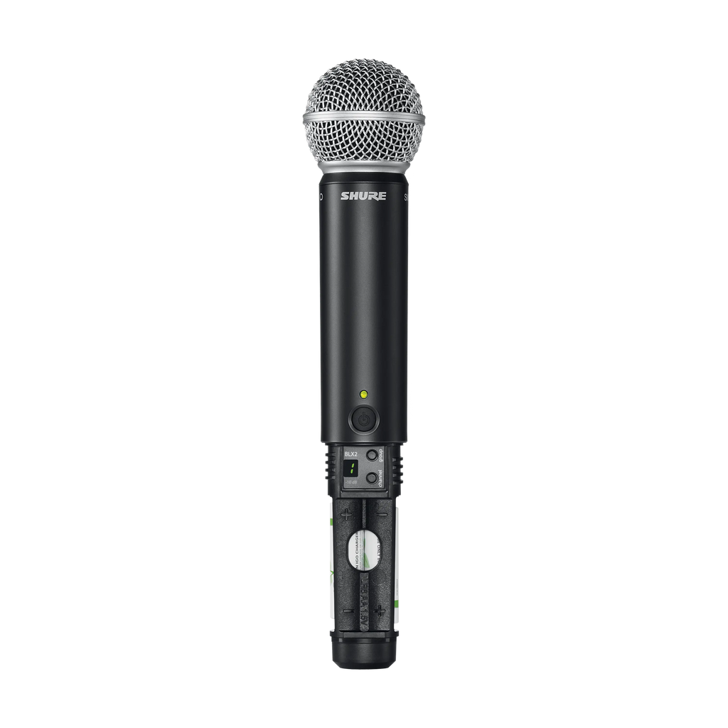 Shure BLX288E/SM58 dubbel draadloos zangsysteem