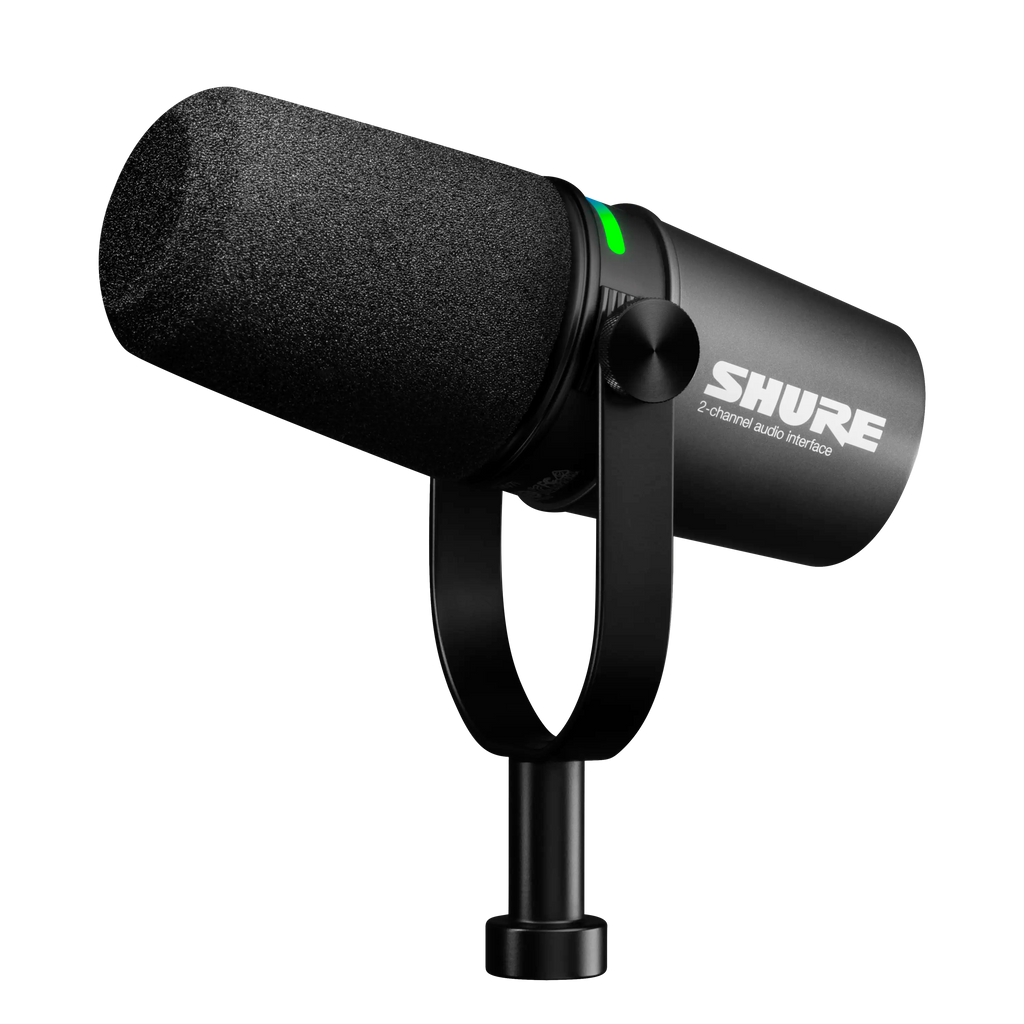 Shure MV7i USB-microfoon met interface