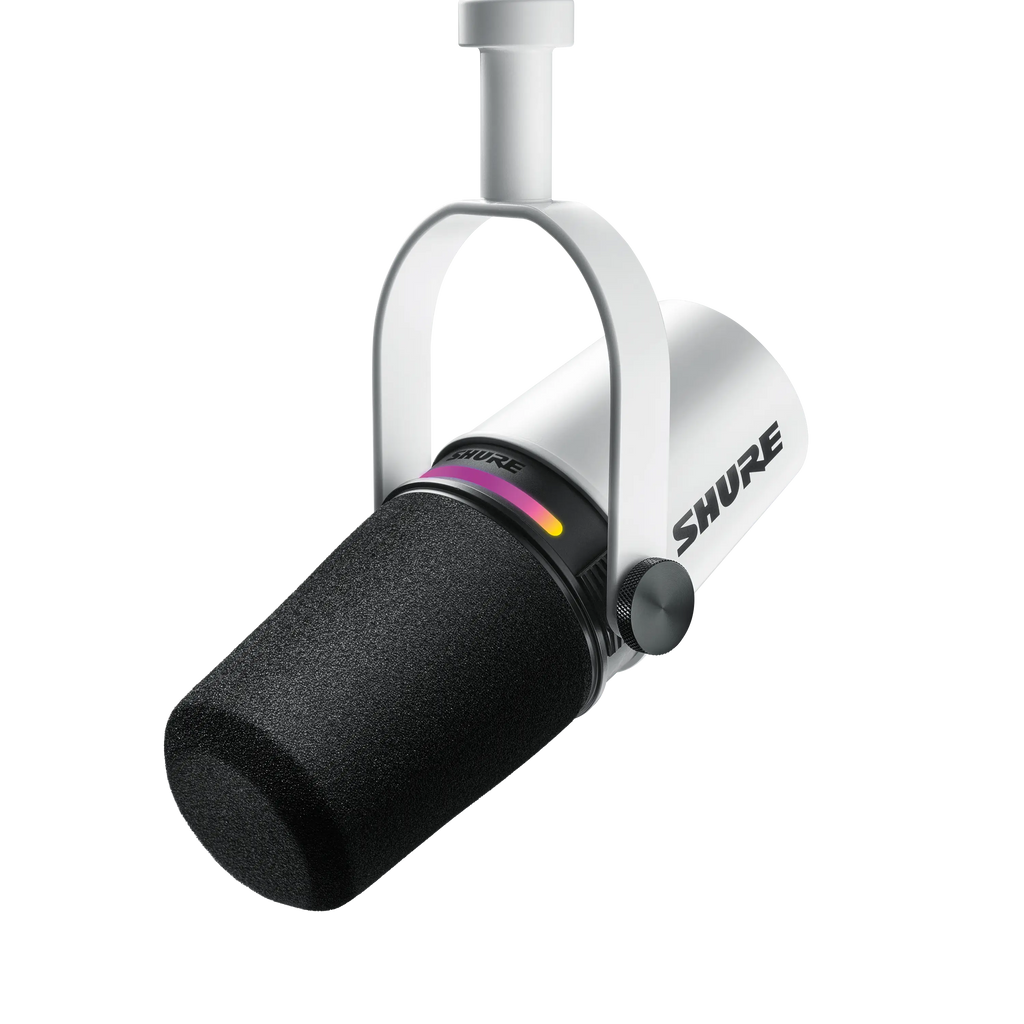 Shure MV7+ podcastmicrofoon wit