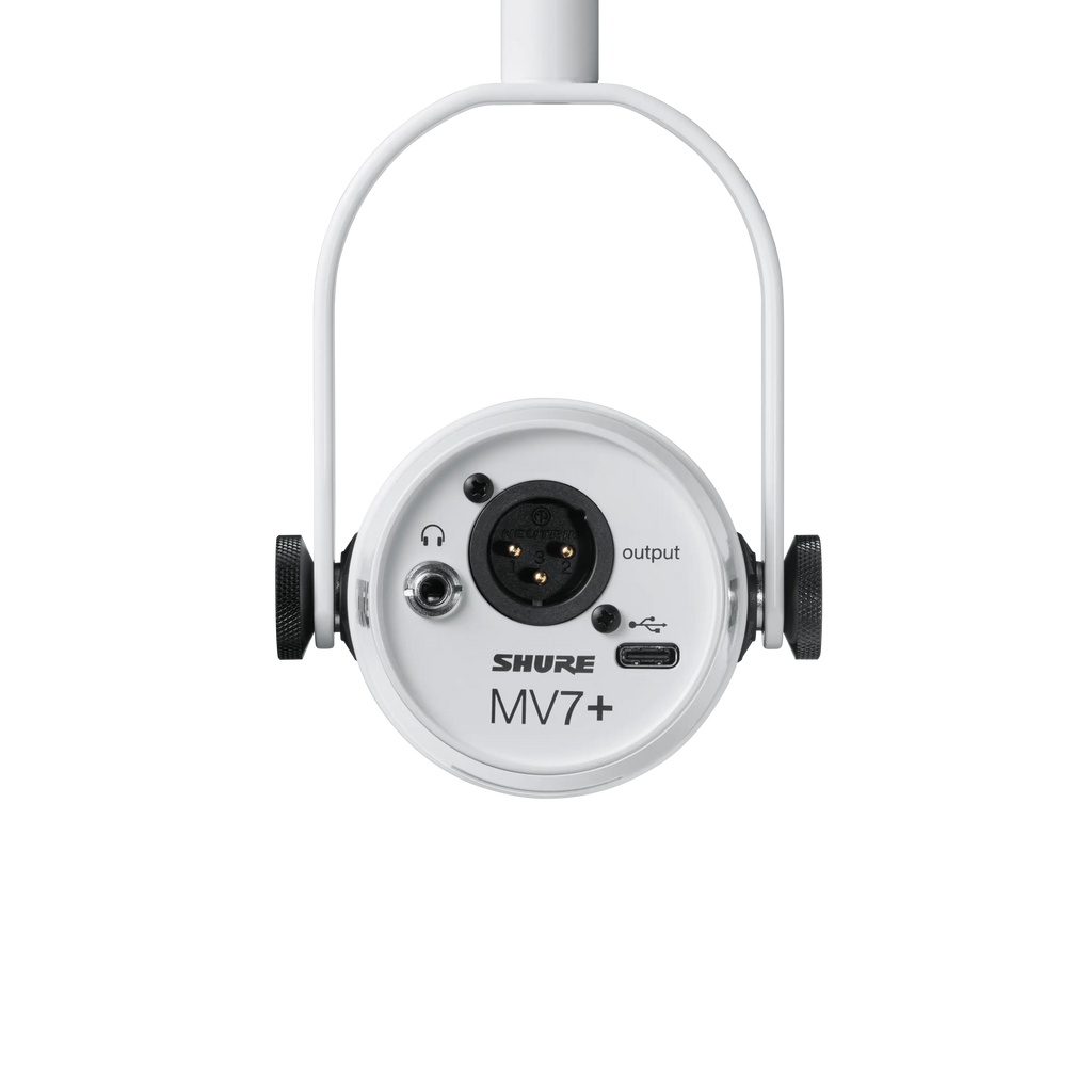 Shure MV7+ podcastmicrofoon wit