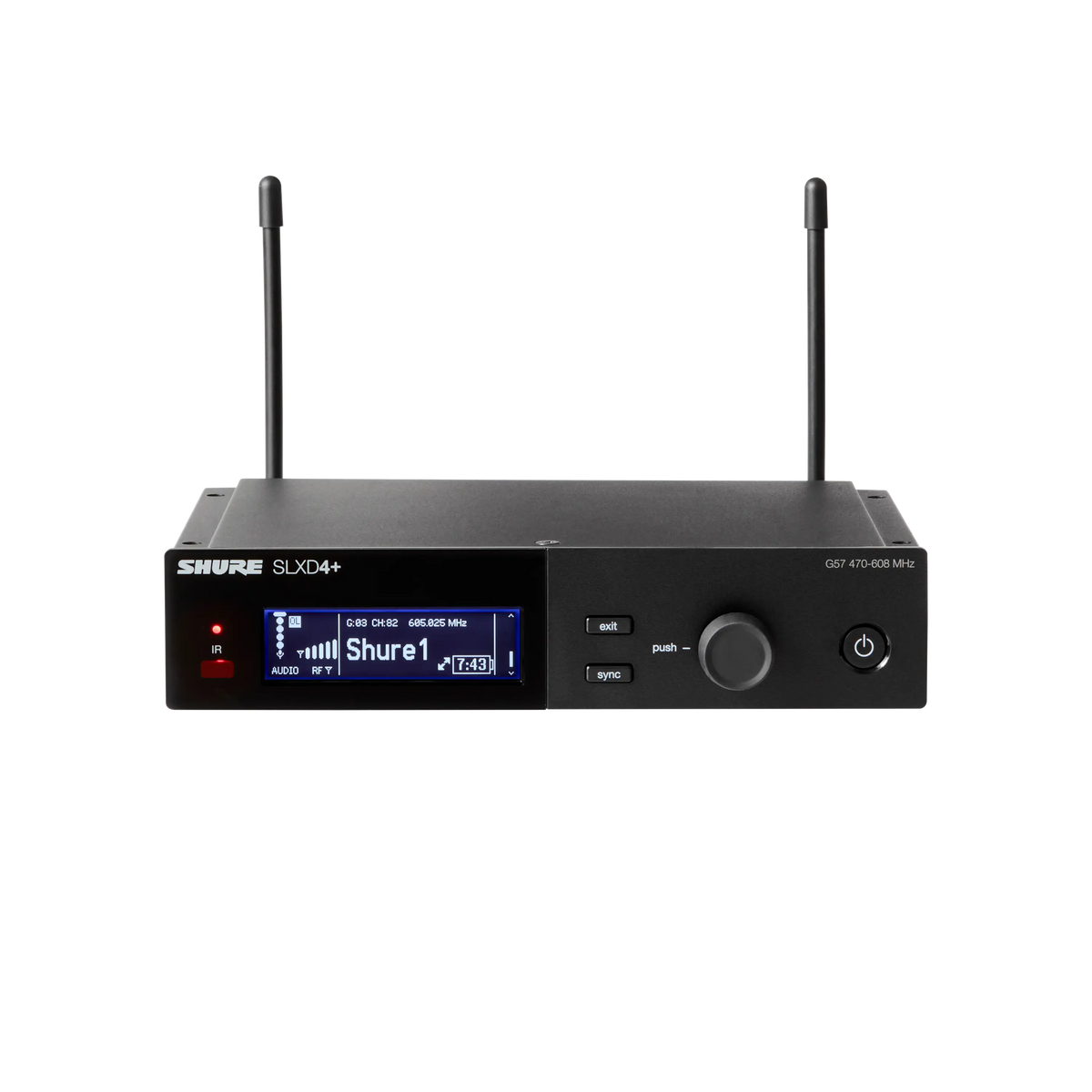 Shure SLXD4+ draadloze ontvanger