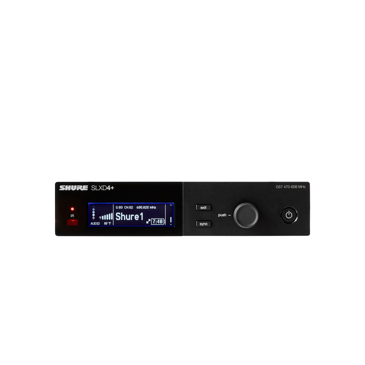 Shure SLXD4+ draadloze ontvanger