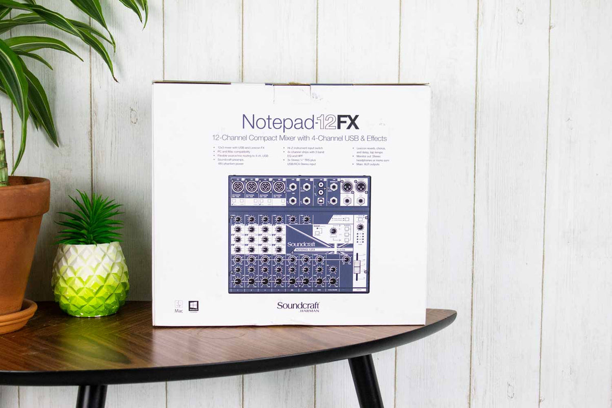 Soundcraft Notepad-12FX mengpaneel (5369797378212)