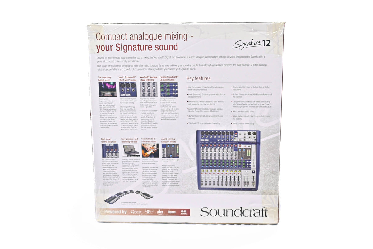 Soundcraft Signature 12 mengpaneel Occasion