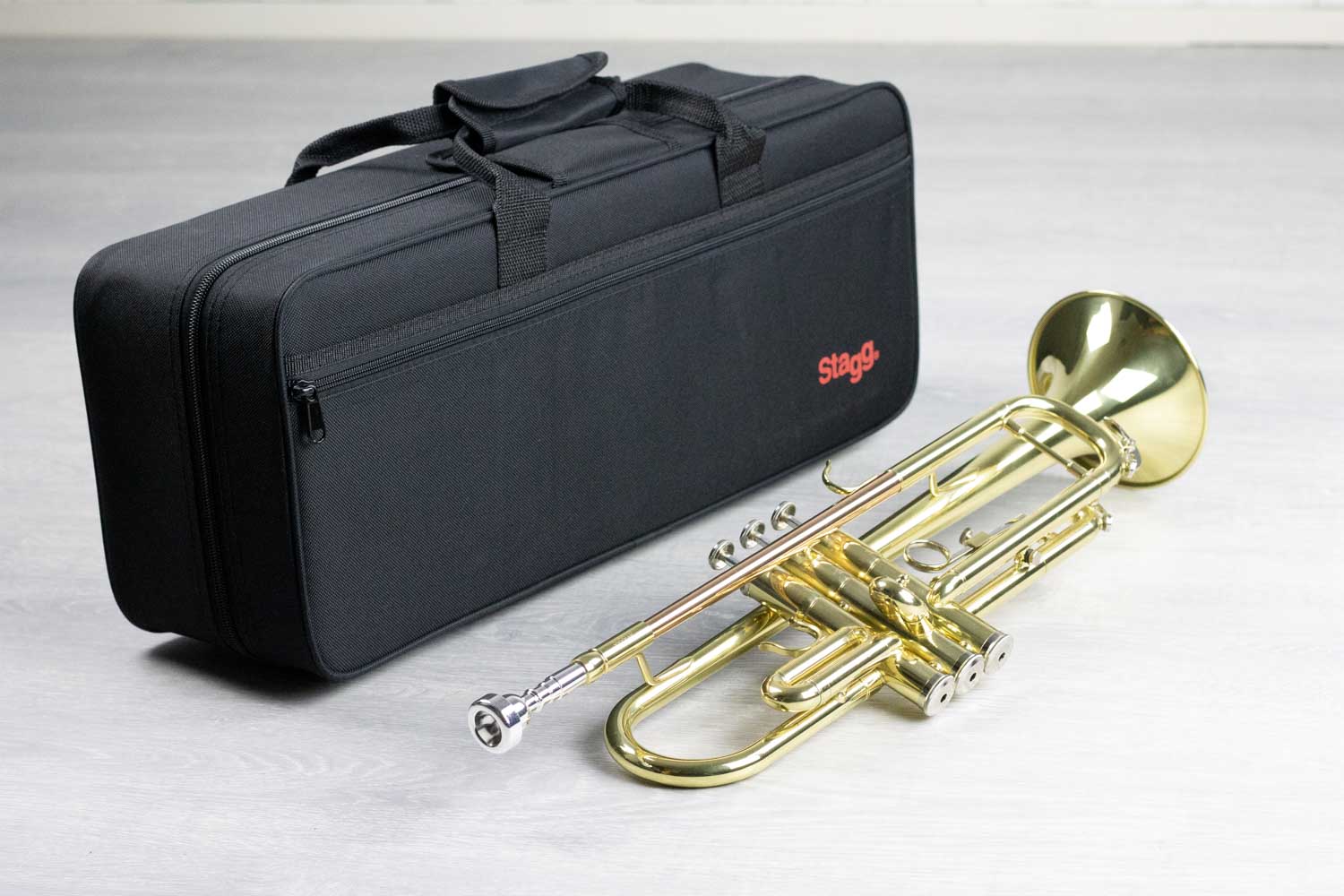Stagg WS-TR215S Trompet Bb Gelakt (5307548893348)