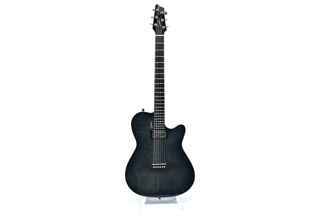 Godin A6 Ultra Denim Blue Flame with Bag