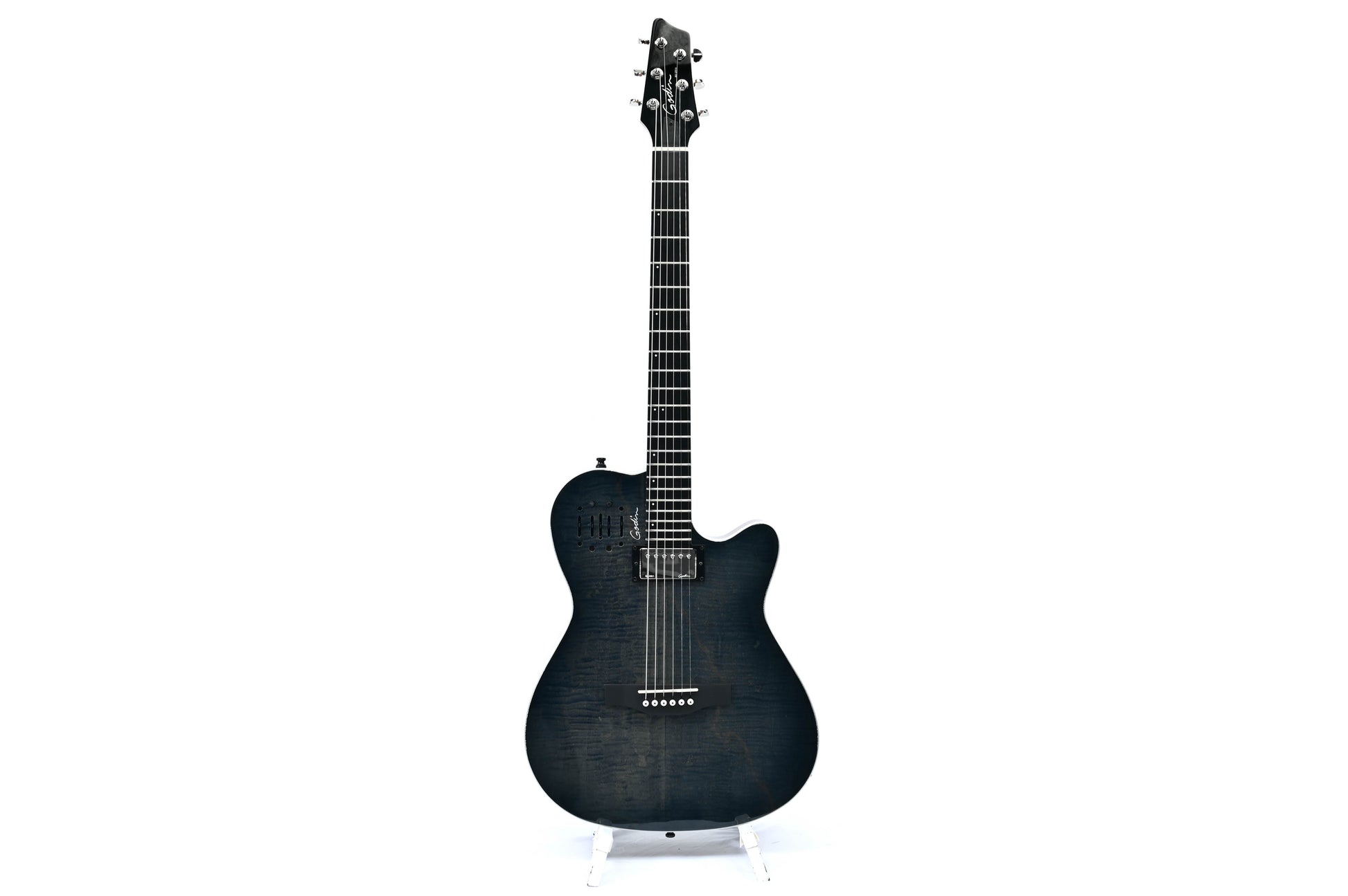 Godin A6 Ultra Denim Blue Flame with Bag
