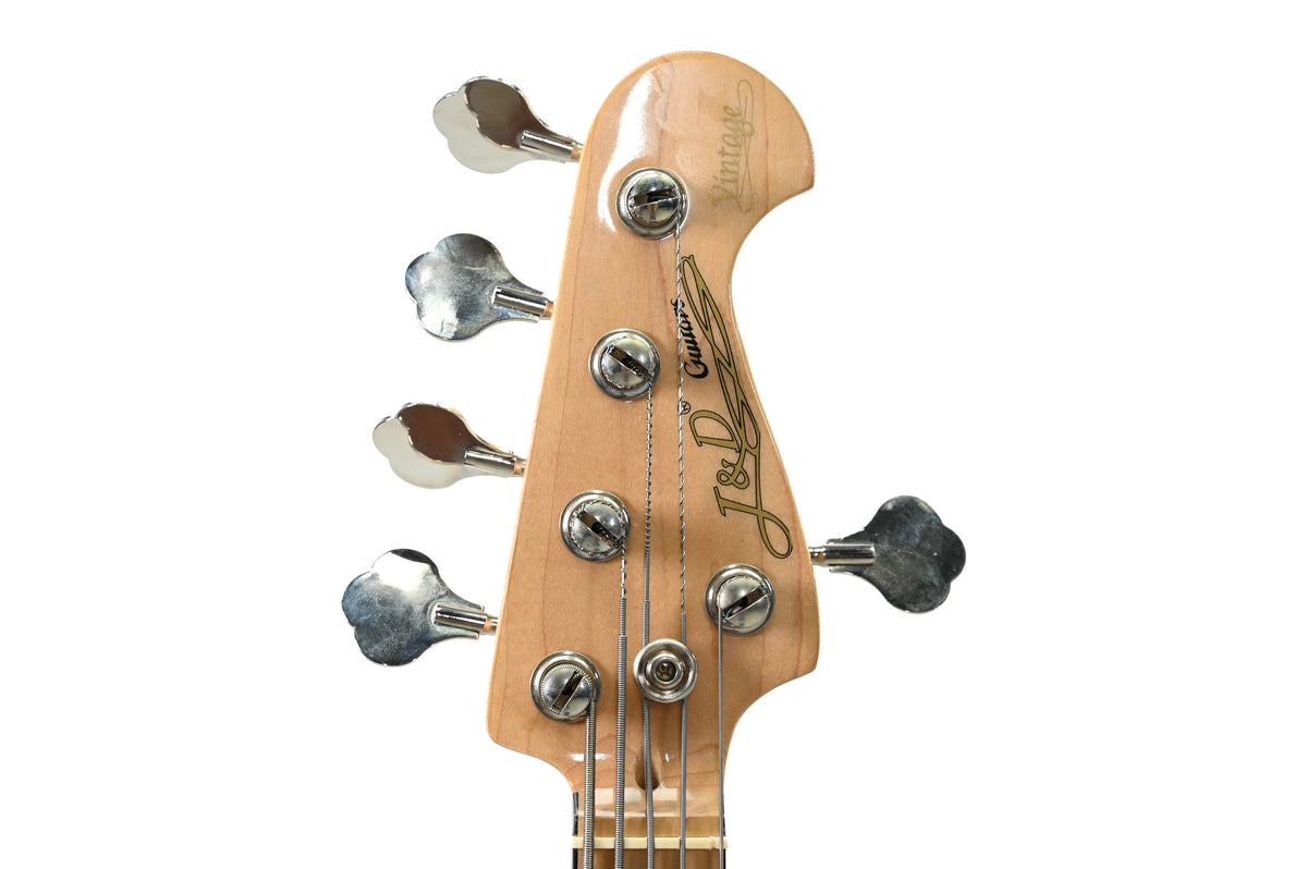 J &amp; D JB Vintage 1975 5-String Black basgitaar