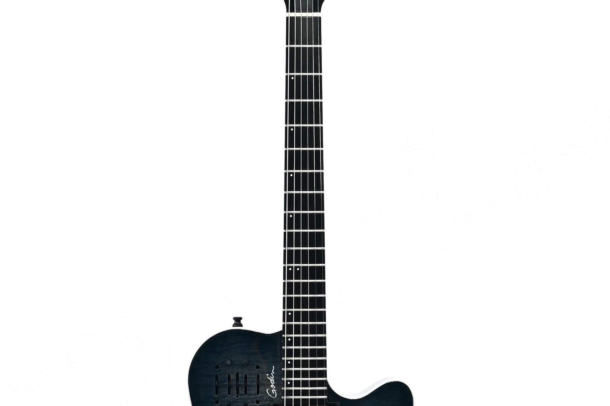 Godin A6 Ultra Denim Blue Flame with Bag