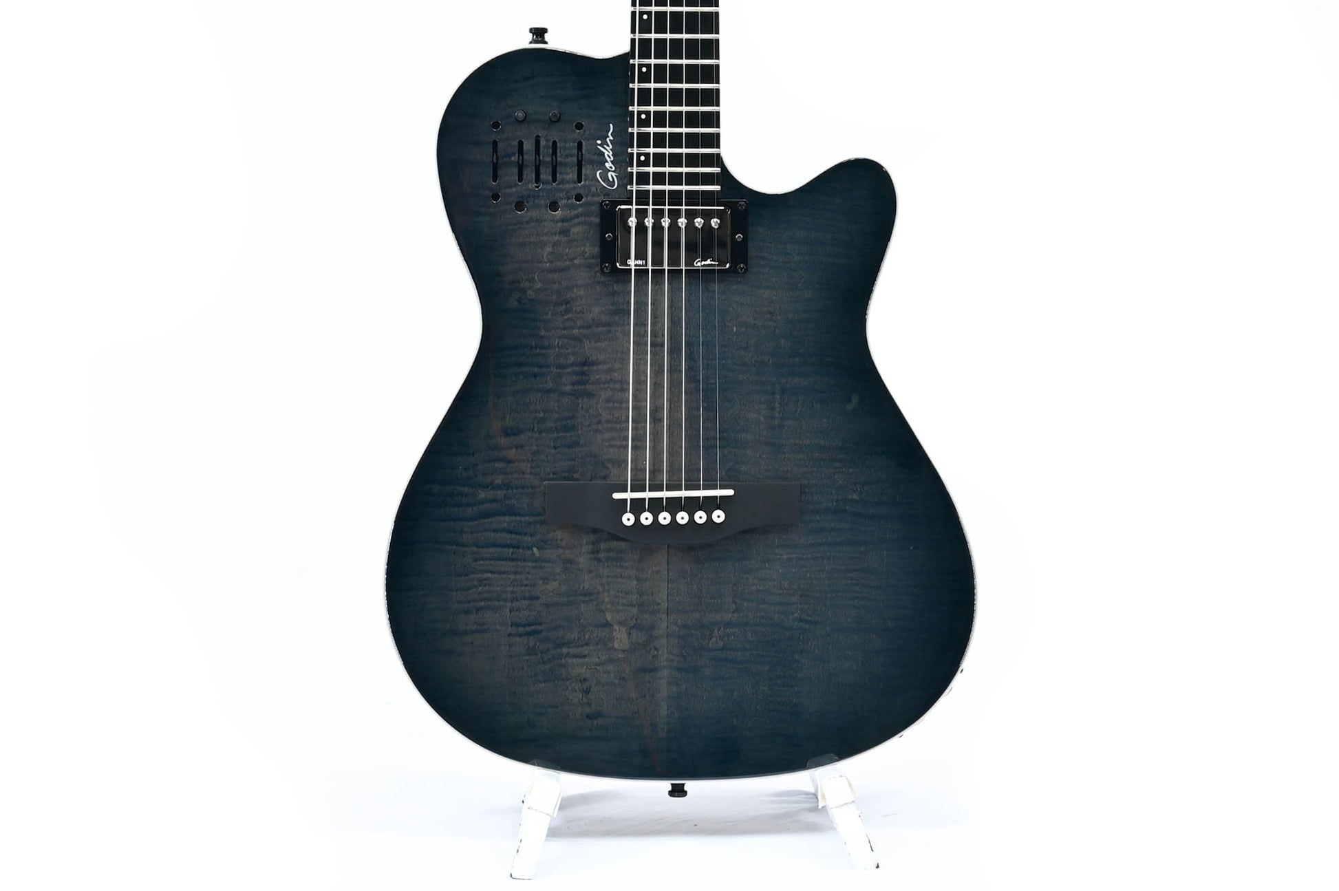Godin A6 Ultra Denim Blue Flame with Bag