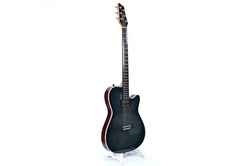 Godin A6 Ultra Denim Blue Flame with Bag