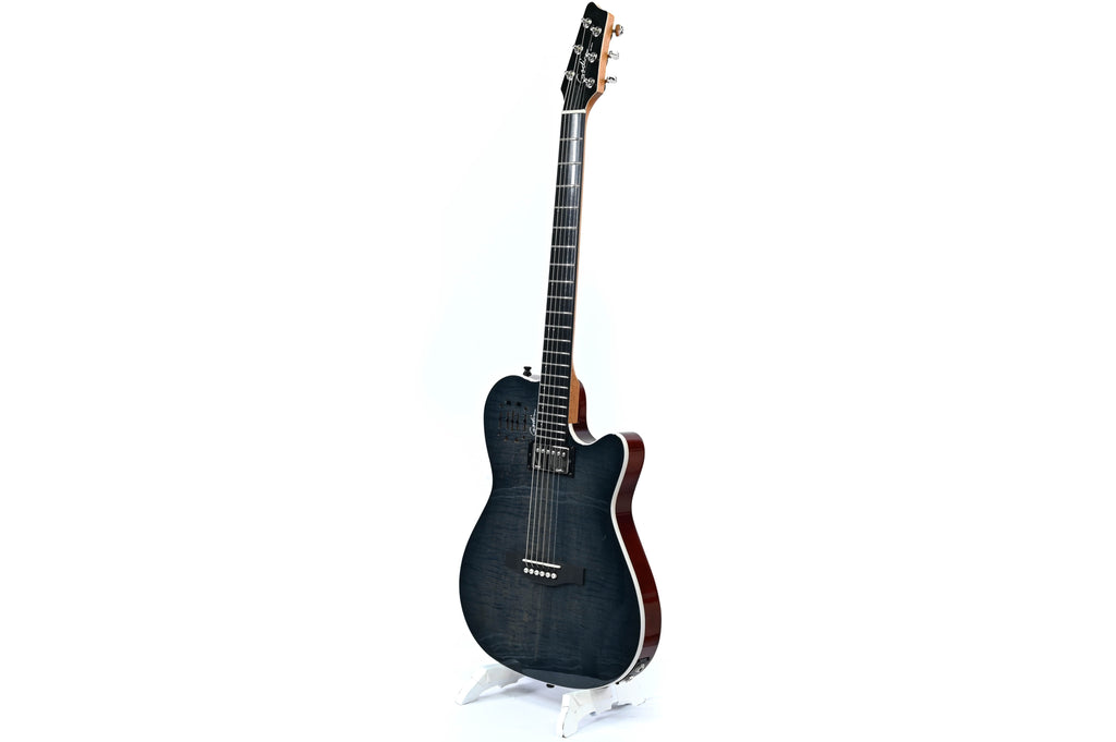 Godin A6 Ultra Denim Blue Flame with Bag