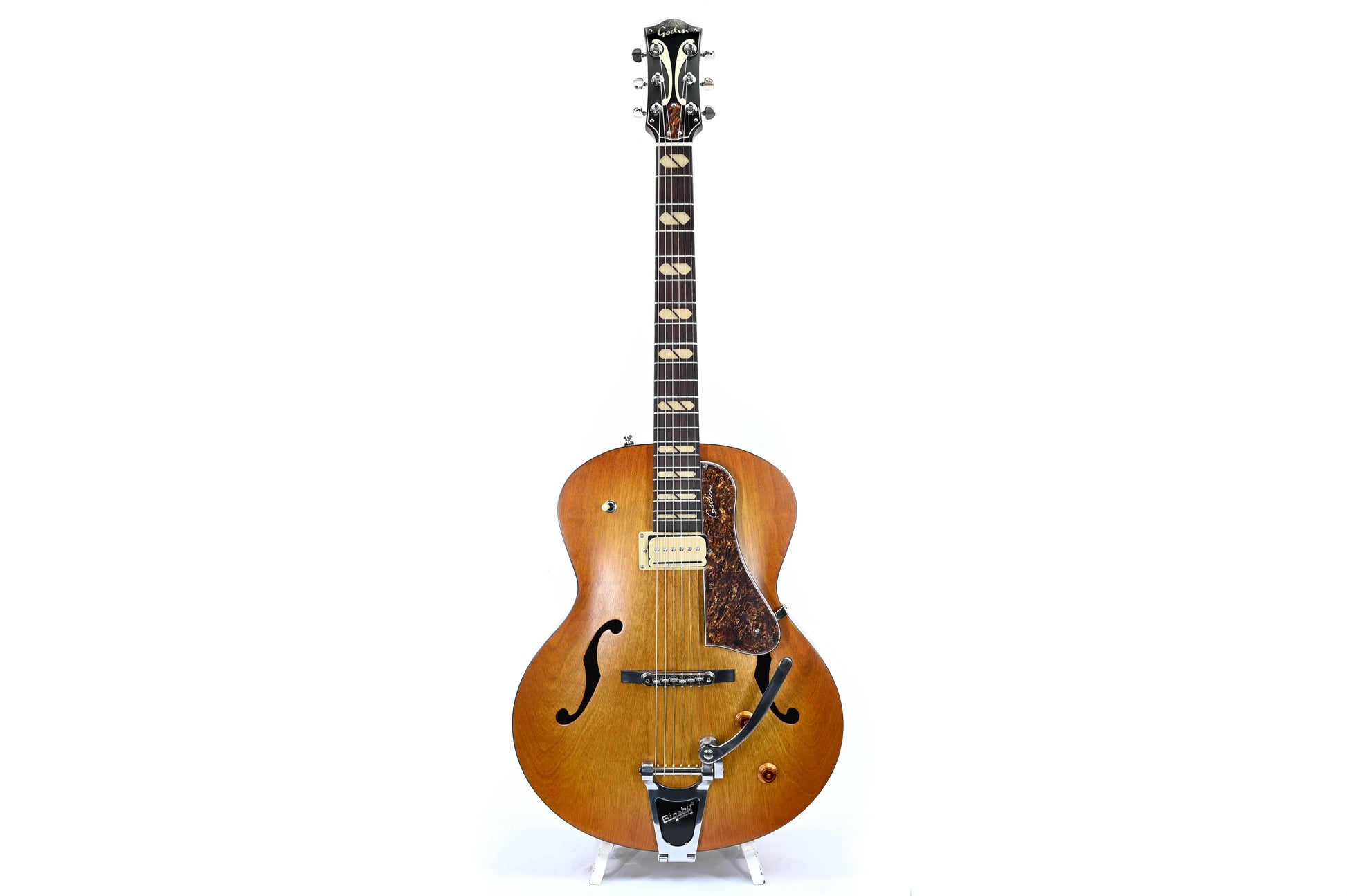 Godin 5th Avenue Jumbo P-Rail Harvest Gold