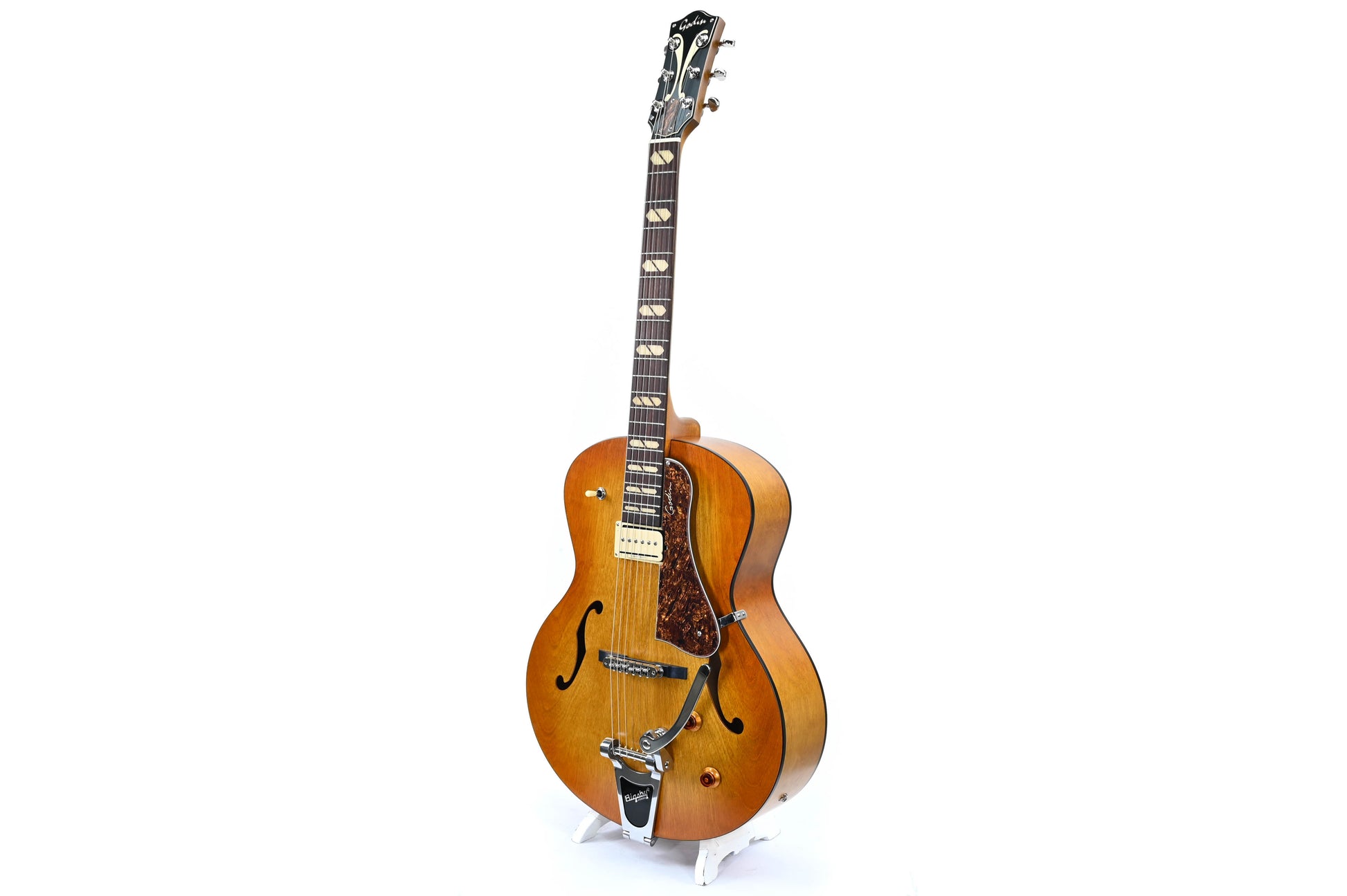 Godin 5th Avenue Jumbo P-Rail Harvest Gold