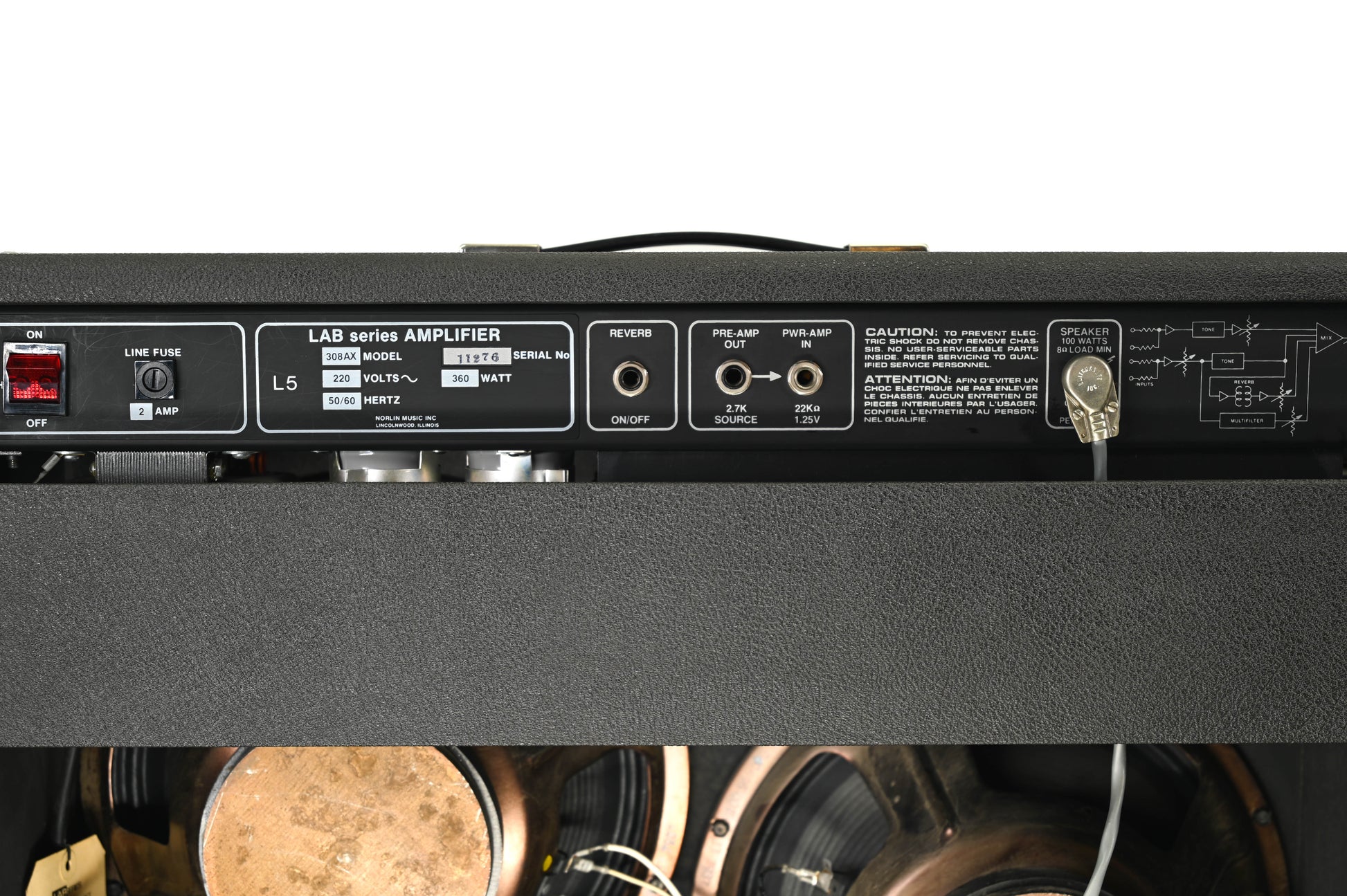 LAB series L5  AX308 Gitaarversterker