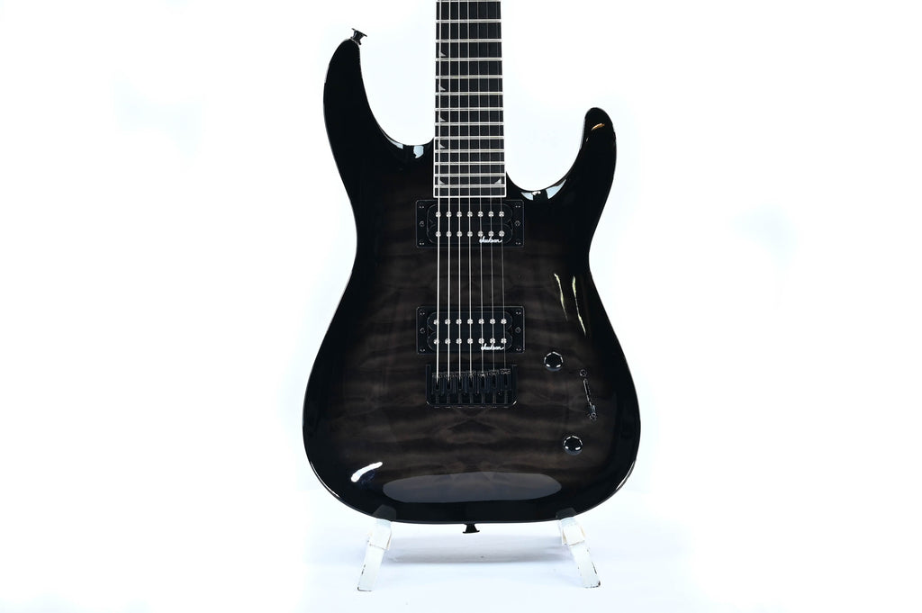 Jackson JS Series Dinky Arch Top JS22Q-7 DKA HT AM Transparent Black Burst