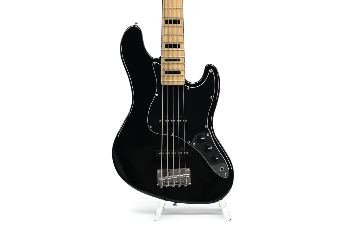 J &amp; D JB Vintage 1975 5-String Black basgitaar