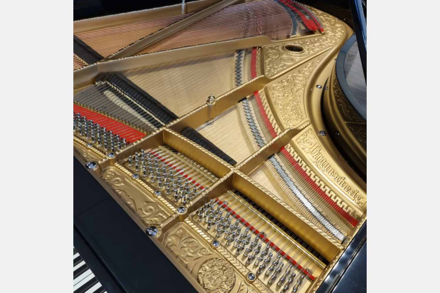 Grotrian Steinweg 200 Zwart Hoogglans  Vleugel