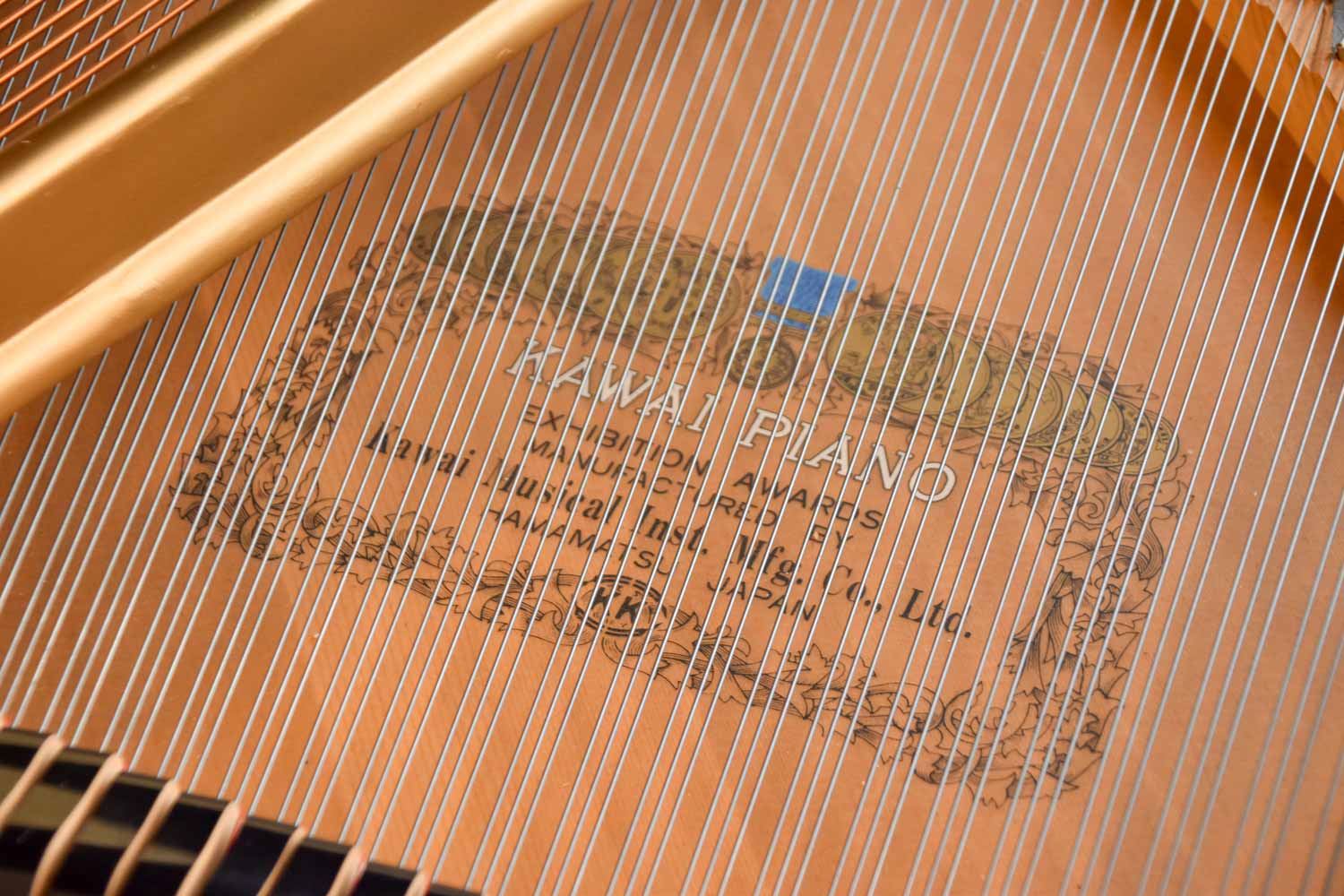 Kawai KG-3 Zwart Hoogglans Vleugel