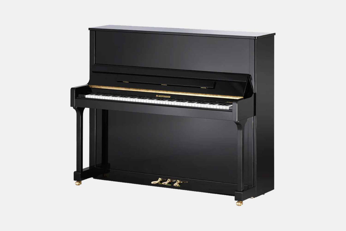 W. Hoffmann Tradition T-128 Zwart Hoogglans Piano